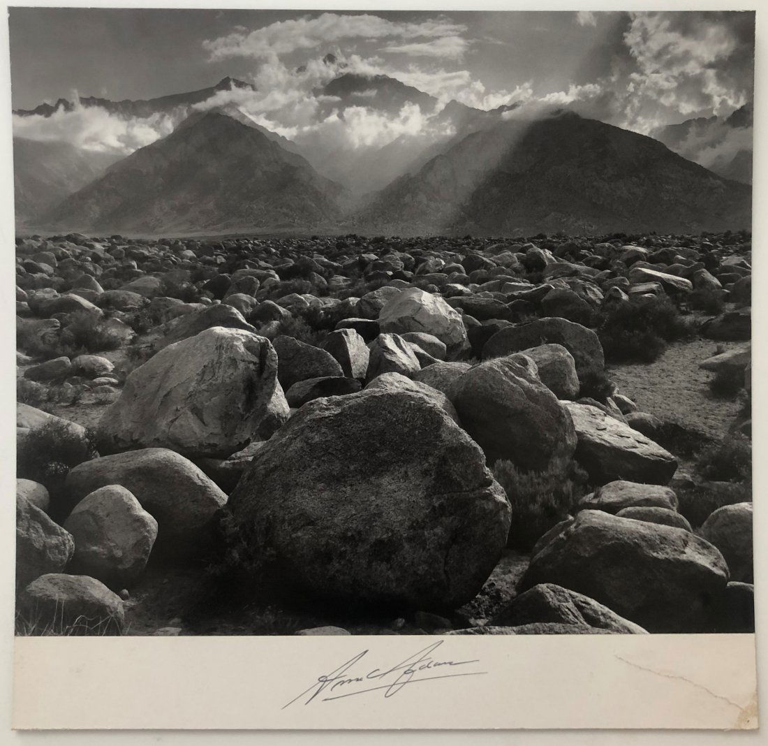 Ansel Adams - Mt. Williamson, Sierra NV (Hand Signed) (1 of 2)