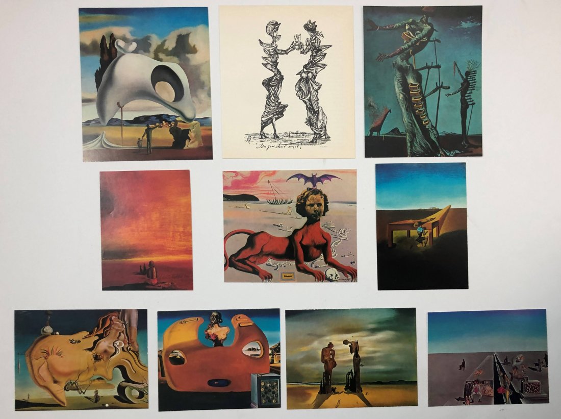 Grouping of 10 Salvador Dali Colored Prints (1 of 11)