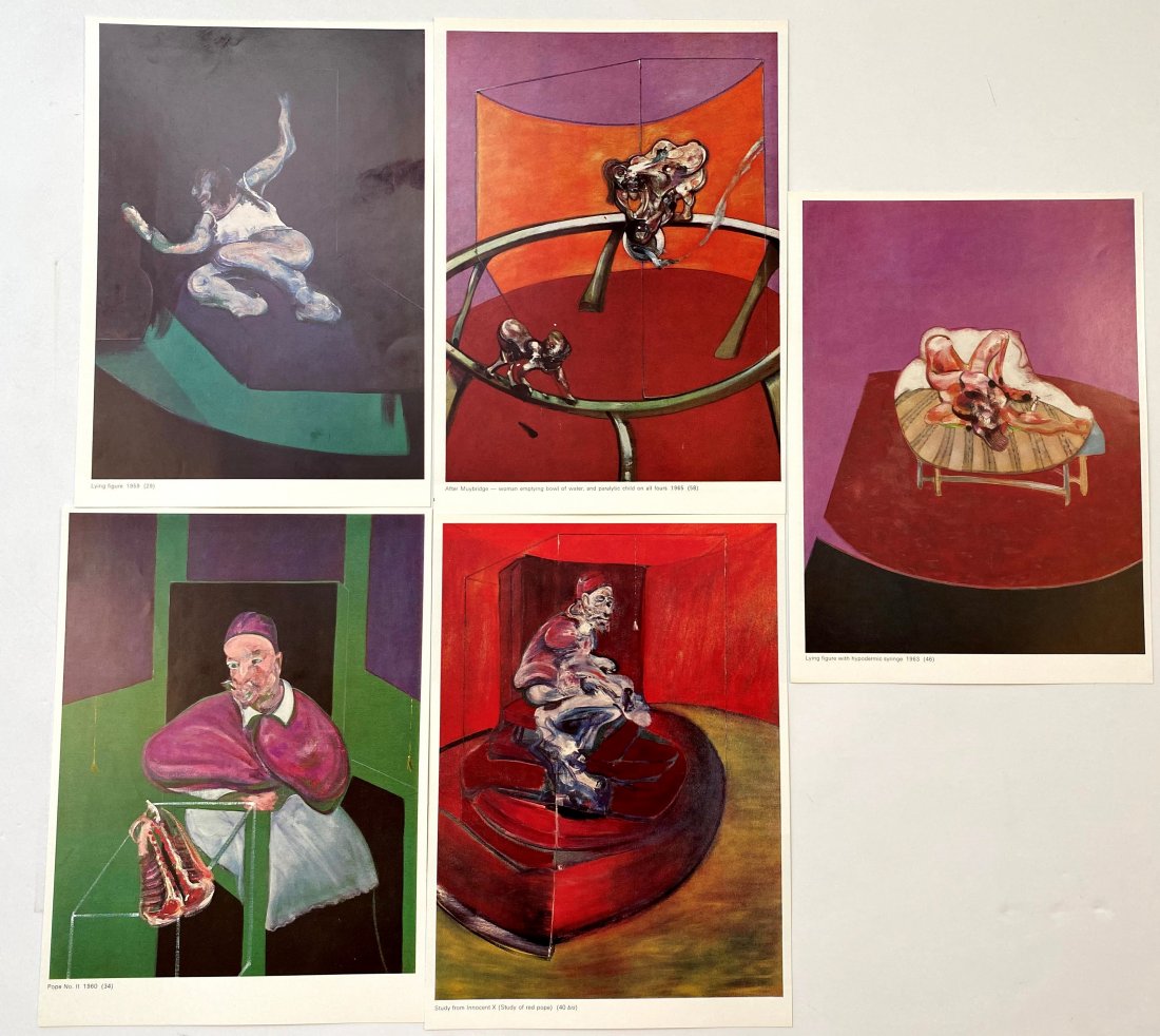 Grouping of 5 Francis Bacon Vintage Offset Lithographs (1 of 4)