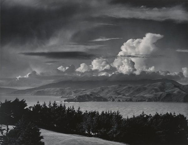 Ansel Adams - Marin Hills, across Golden Gate Bridge CA (1 of 1)