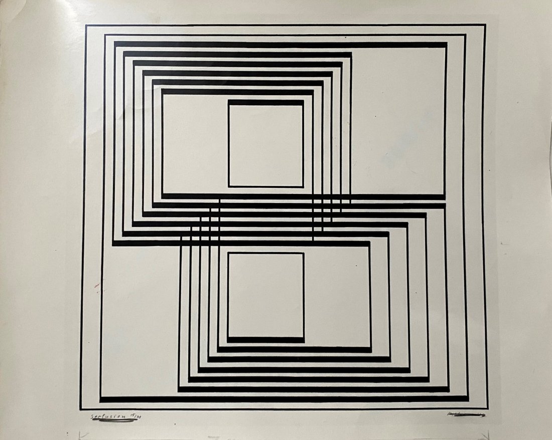 Josef Albers Original Photograph w/Personal Notations (1 of 4)