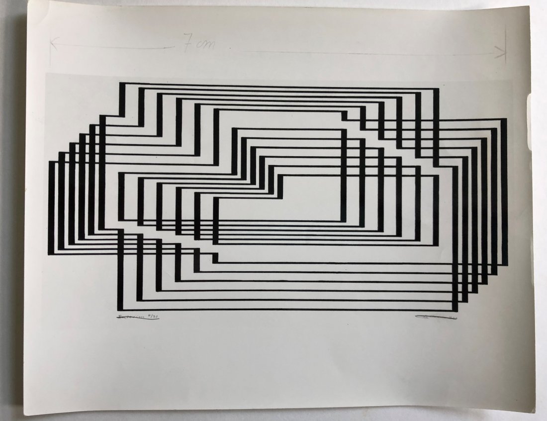 Josef Albers Original Photograph w/Personal Notations (1 of 3)