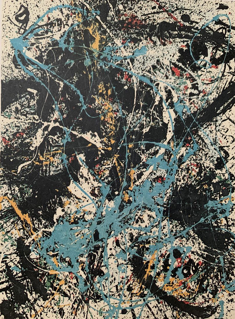 Jackson Pollock - Silkscreen (1950s) (1 of 1)