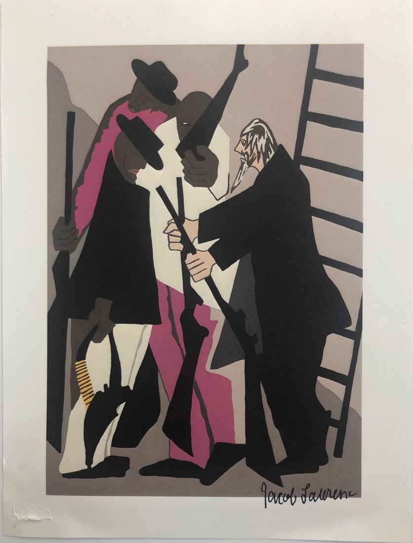 Jacob Lawrence - John Brown 1977, Hand Signed (1 of 2)