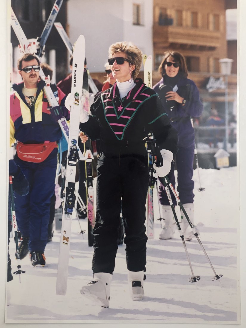 Original Photograph of Princess Diana (Skiing) (1 of 1)