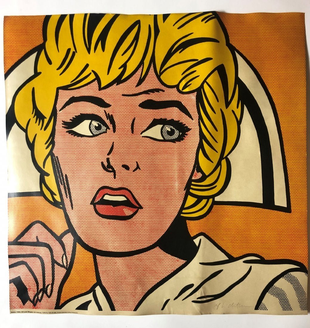 Roy Lichtenstein Nurse 1964 Offset Litho (Hand Signed) (1 of 3)