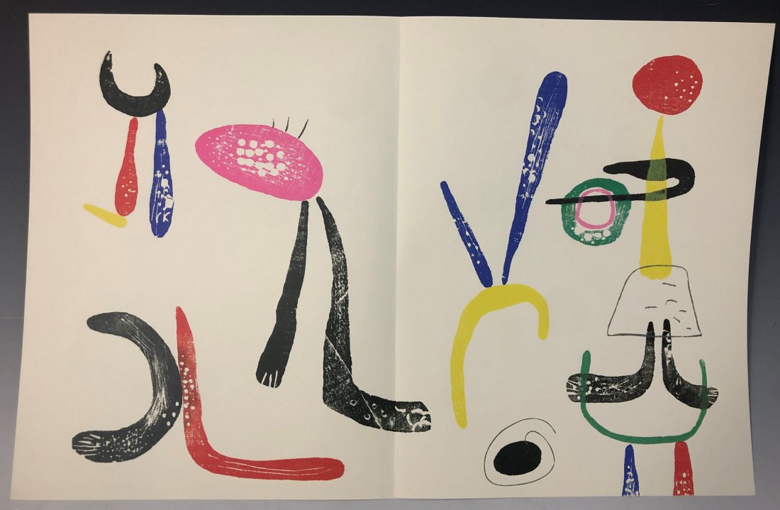 Joan Miro - Untitled, Colored Print (A toute epreuve) (1 of 1)