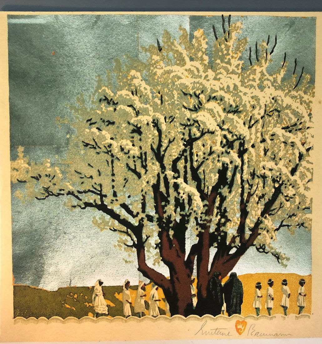 Gustave Baumann - Processional Print (Hand Signed) (1 of 3)