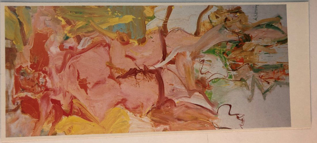 Willem de Kooning - Abstract Colored Offset Lithograph (1 of 2)