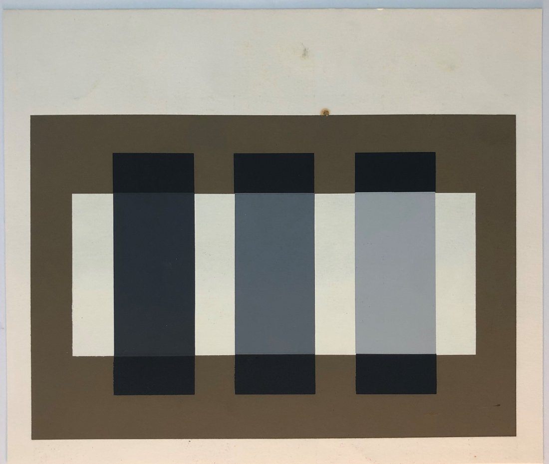 Josef Albers - Untitled, Silkscreen, 1963 (1 of 2)