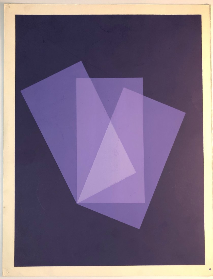 Josef Albers - Untitled, Silkscreen, 1963 (1 of 1)