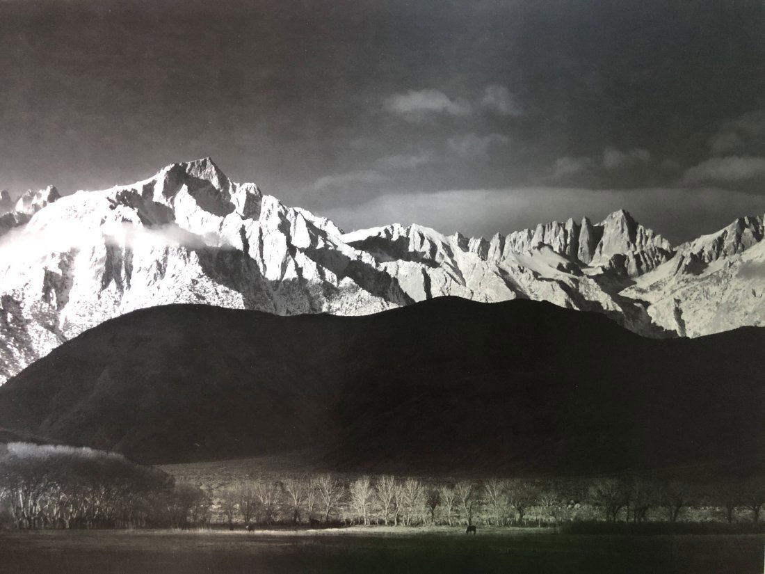 Ansel Adams - Winter Sunrise, Sierra, Nevada, 1944 (1 of 1)