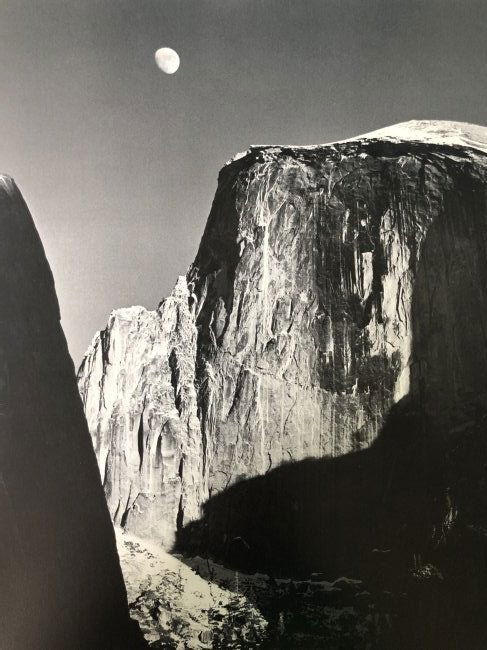 Ansel Adams - Moon and Half Dome, California 1960 (1 of 1)