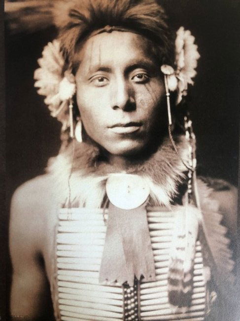 Edward Curtis - Sitting Eagle, 1905 (1 of 1)