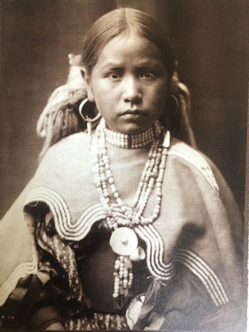 Edward Curtis - Jicarilla Maiden, 1904 (1 of 1)