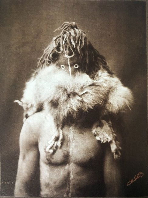 Edward Curtis - A Mask - Yebichai, Navajo, 1904 (1 of 1)