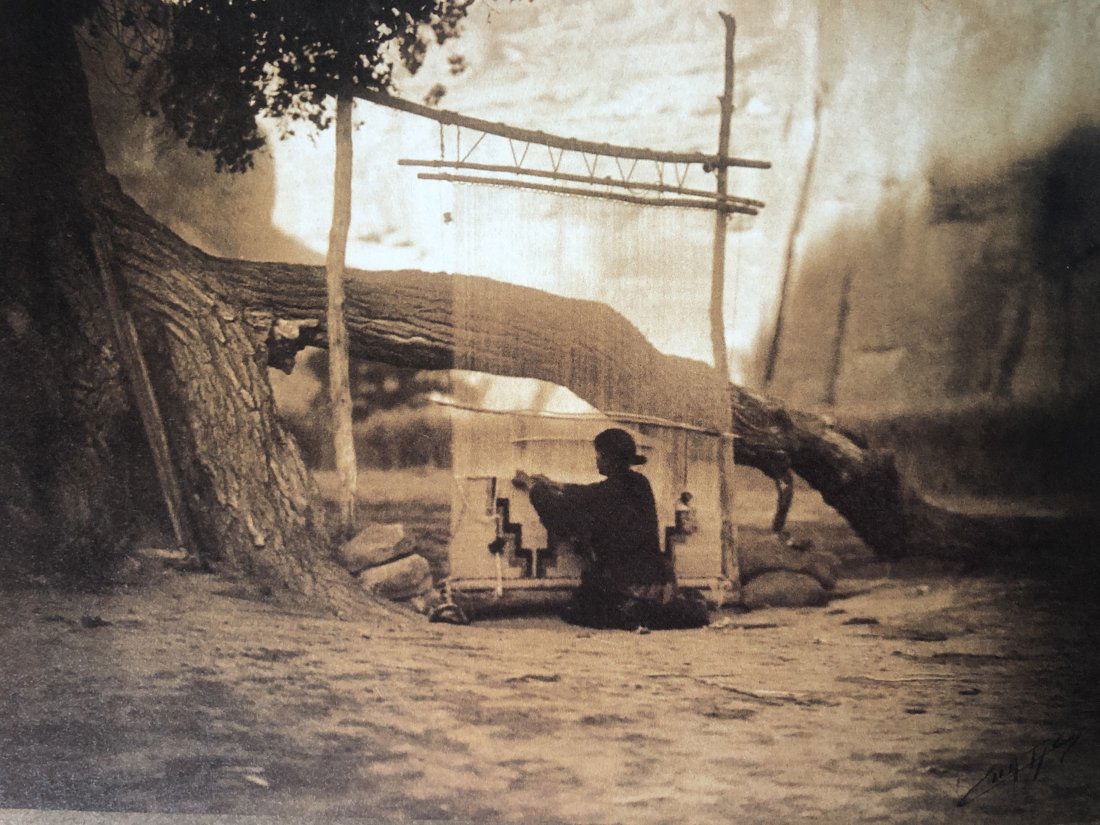 Edward Curtis - Navajo Blanket Weaver, 1904 (1 of 1)