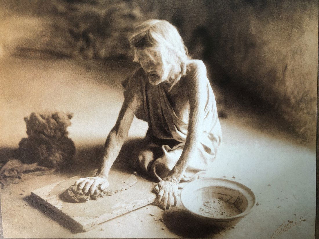 Edward Curtis - Coesta - Hopi Pottery Maker, 1904 (1 of 1)