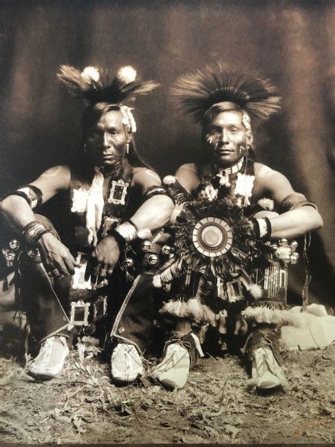 Edward Curtis - The Boy and Short Man, 1900 (1 of 1)