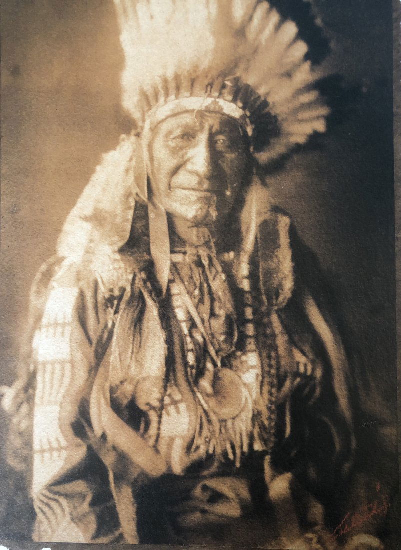 Edward Curtis - Chief American Horse, 1905 (1 of 1)