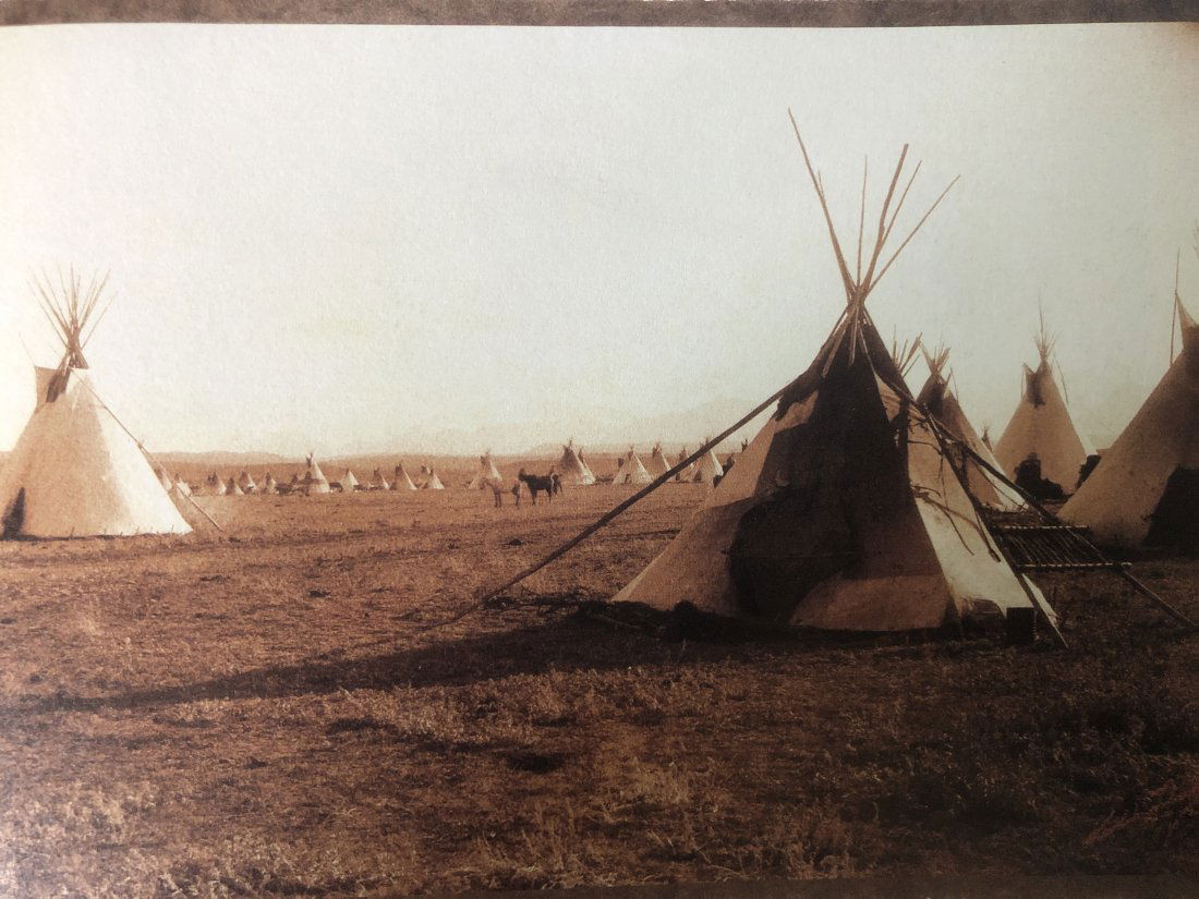 Edward Curtis - The Blackfoot Encampment, 1900 (1 of 1)
