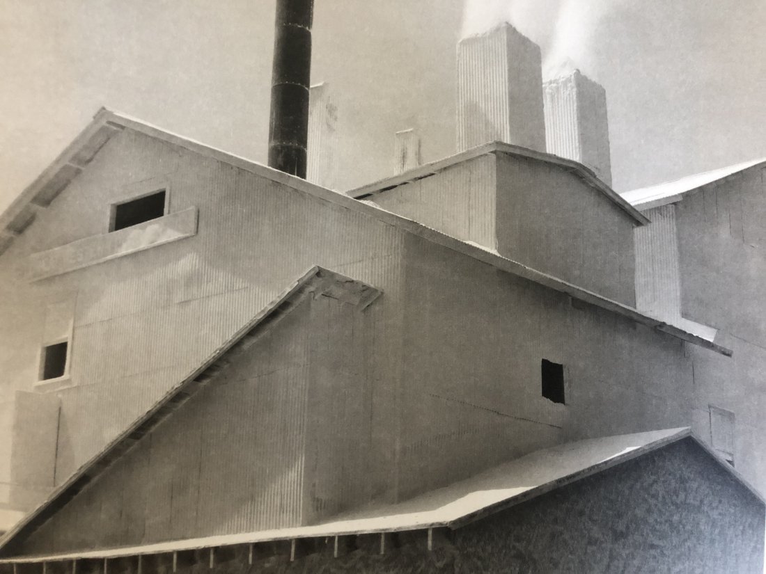 Edward Weston - Plaster Works, Los Angeles, 1925: EDWARD WESTON (B.1886-1958) Plaster Works, Los Angeles, 1925 Photo-Litho 7.5" x 9"