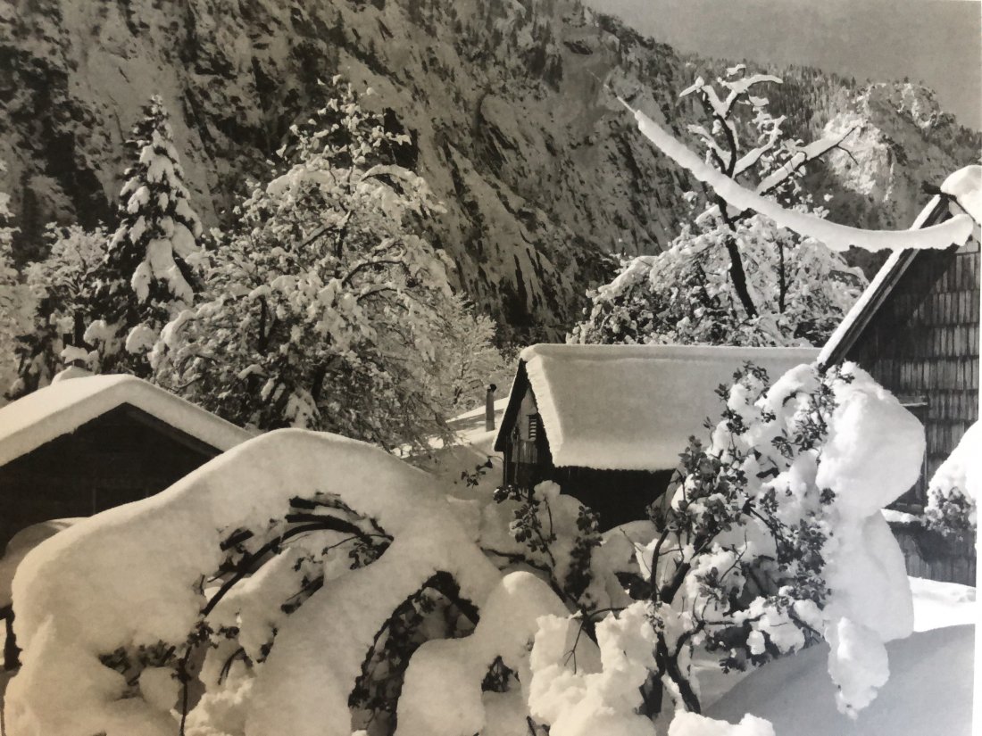 Edward Weston - Ansel Adam: EDWARD WESTON (B.1886-1958) Ansel Adam's Darkroom, Yosemite, 1938 Photo-Litho 7.5" x 9.5"