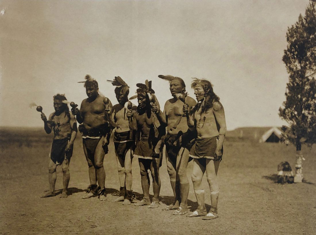 Edward Curtis - Arikara medicine ceremony, 1908 (1 of 1)