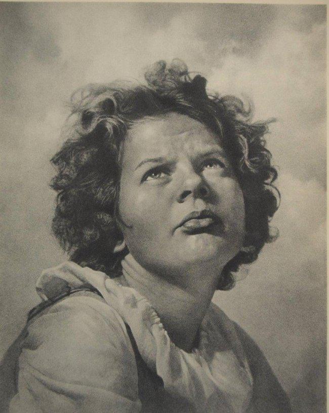 William Mortensen - Thunder: WILLIAM MORTENSEN (1897-1965) Thunder Sheet-fed gravure c. 1930's Printed in America 10" x 8 1\4"