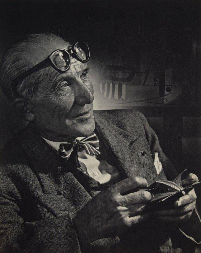 Yousuf Karsh - Le Corbusier: YOUSUF KARSH (1908-2002) Le Corbusier Sheet-fed gravure, 1959 Printed in The Netherlands 12" x 9"