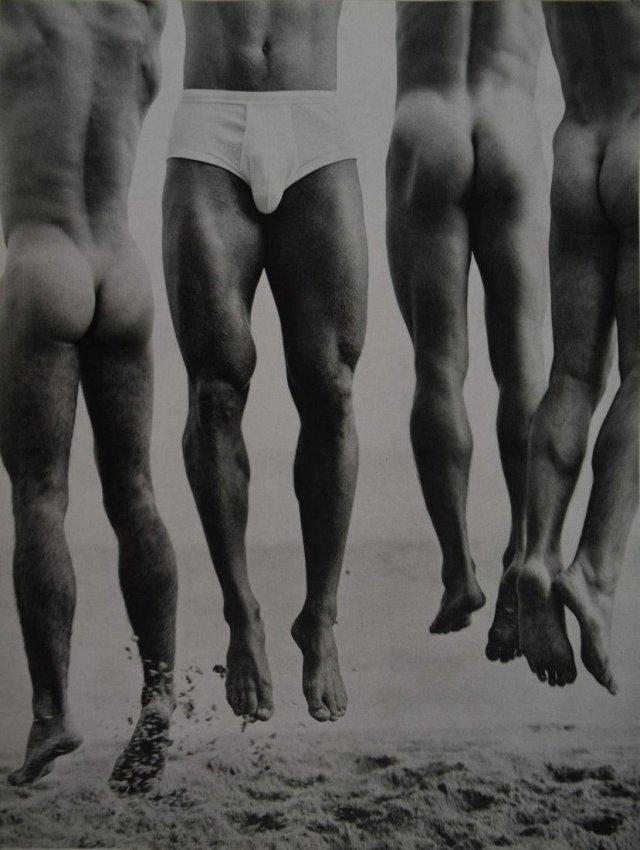 Herb Ritts - Jump, Paradise Cove, 1987: HERB RITTS (1952-2002) Jump, Paradise Cove, 1987 Sheet-fed gravure, 1988 Printed in Japan 14" x 10 3/4"