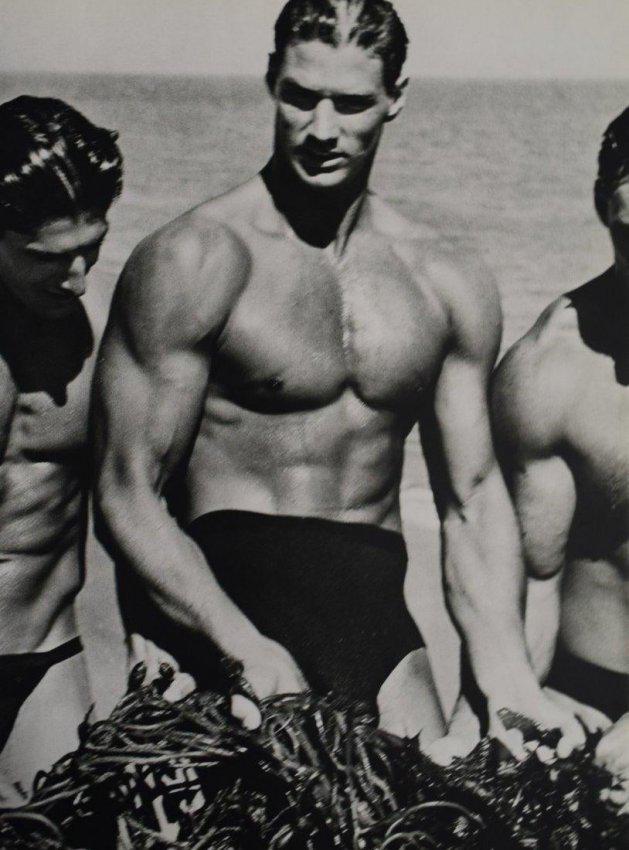 Herb Ritts - Men with Kelp, 1987: HERB RITTS (1952-2002) Herb Ritts - Men with Kelp, 1987 Sheet fed gravure C. 1986 Printed in Japan 14" x 11"