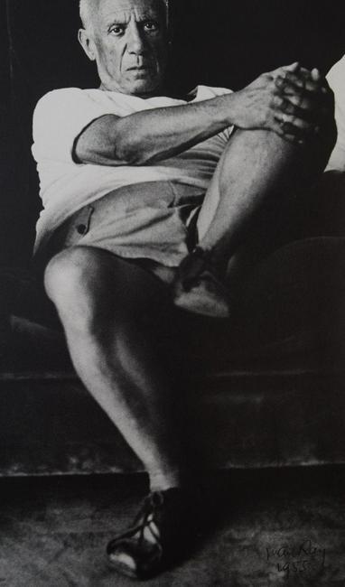 Man Ray - Pablo Picasso, 1955: MAN RAY (1890-1976) Pablo Picasso, 1955 Sheet-fed gravure 10 1/2" x 6 1/4"