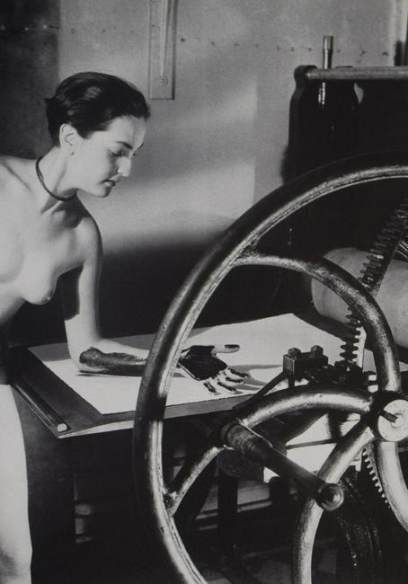 Man Ray - Meret Oppenheim, 1933: MAN RAY (1890-1976) Meret Oppenheim, 1933 Sheet-fed gravure 10 3/8" x 7 1/2"