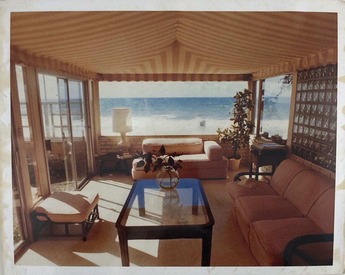 David Hockney - Pacific Ocean at Malibu C-Print 1976: DAVID HOCKNEY (B. 1937) Pacific Ocean at Malibu Chromogenic Print 10" x 8" Backside with notation "D. Hockney"