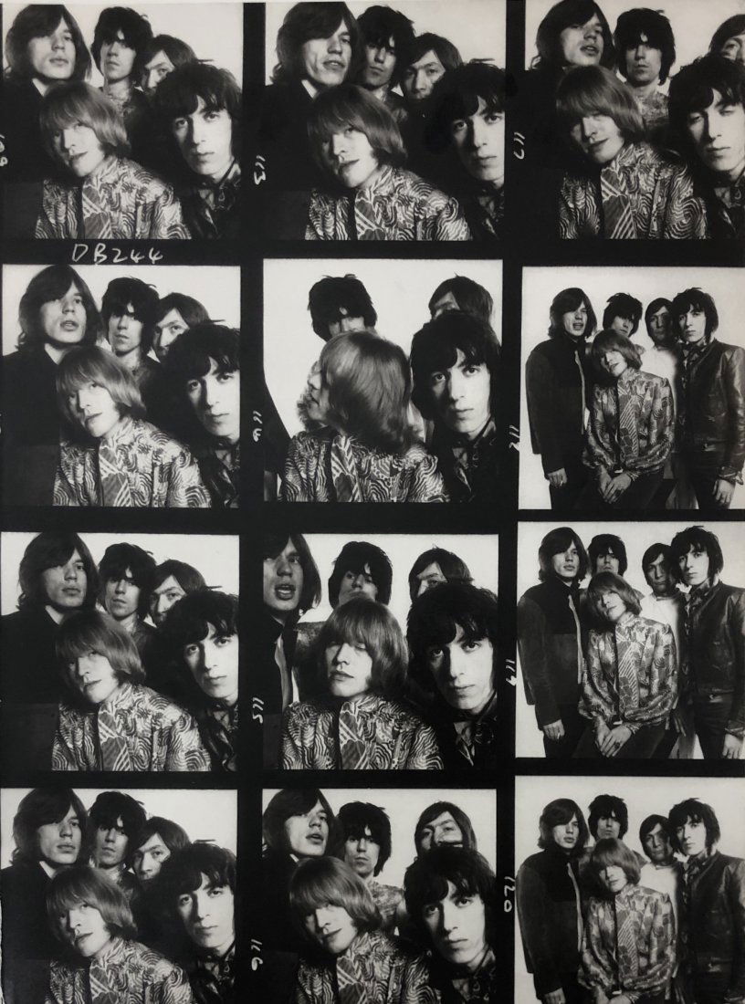 David Bailey - Rolling Stones, 1968: DAVID BAILEY (B. 1938) Rolling Stones, 1968 Sheet-fed gravure 14" x 10 7/8"