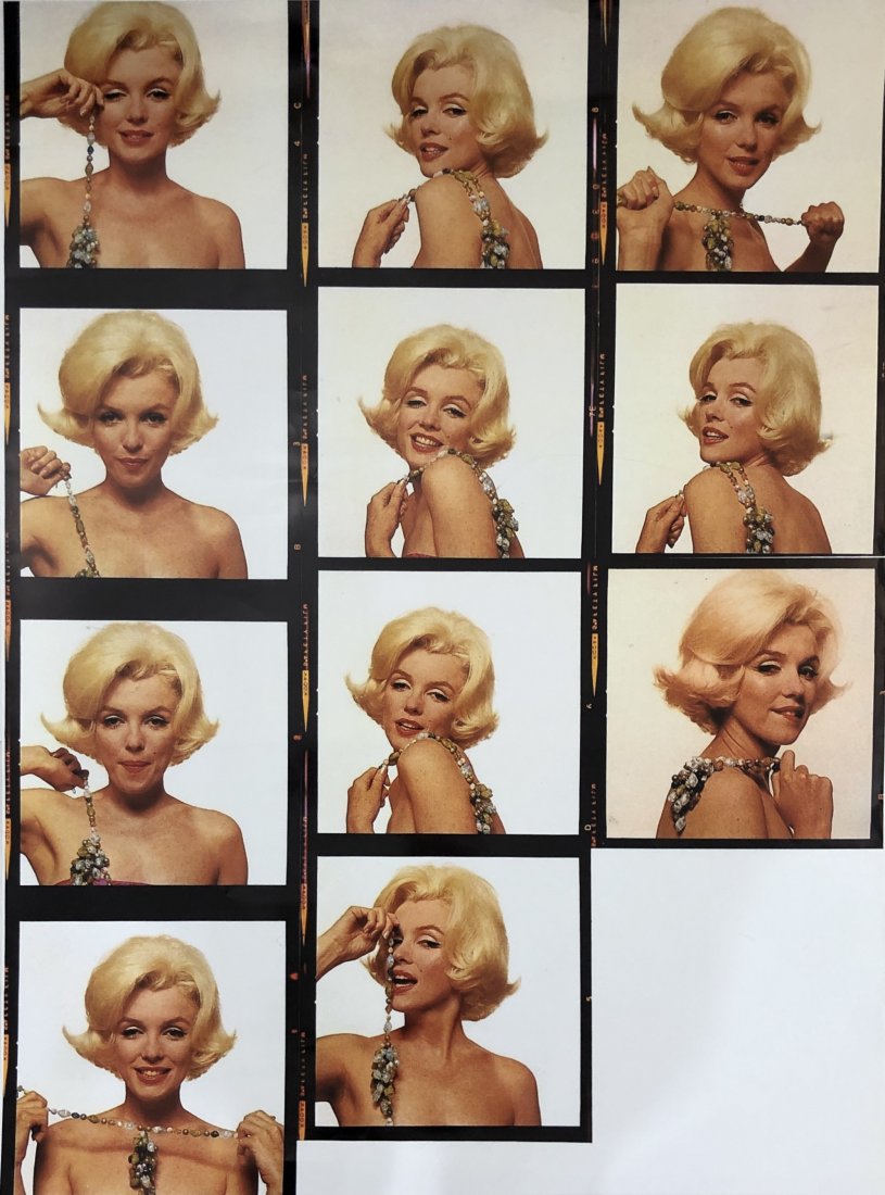 Bert Stern - Marilyn Monroe Photograph: BERT STERN (1929-2013) Marilyn Monroe Photograph in colors, printed later 40" x 30"