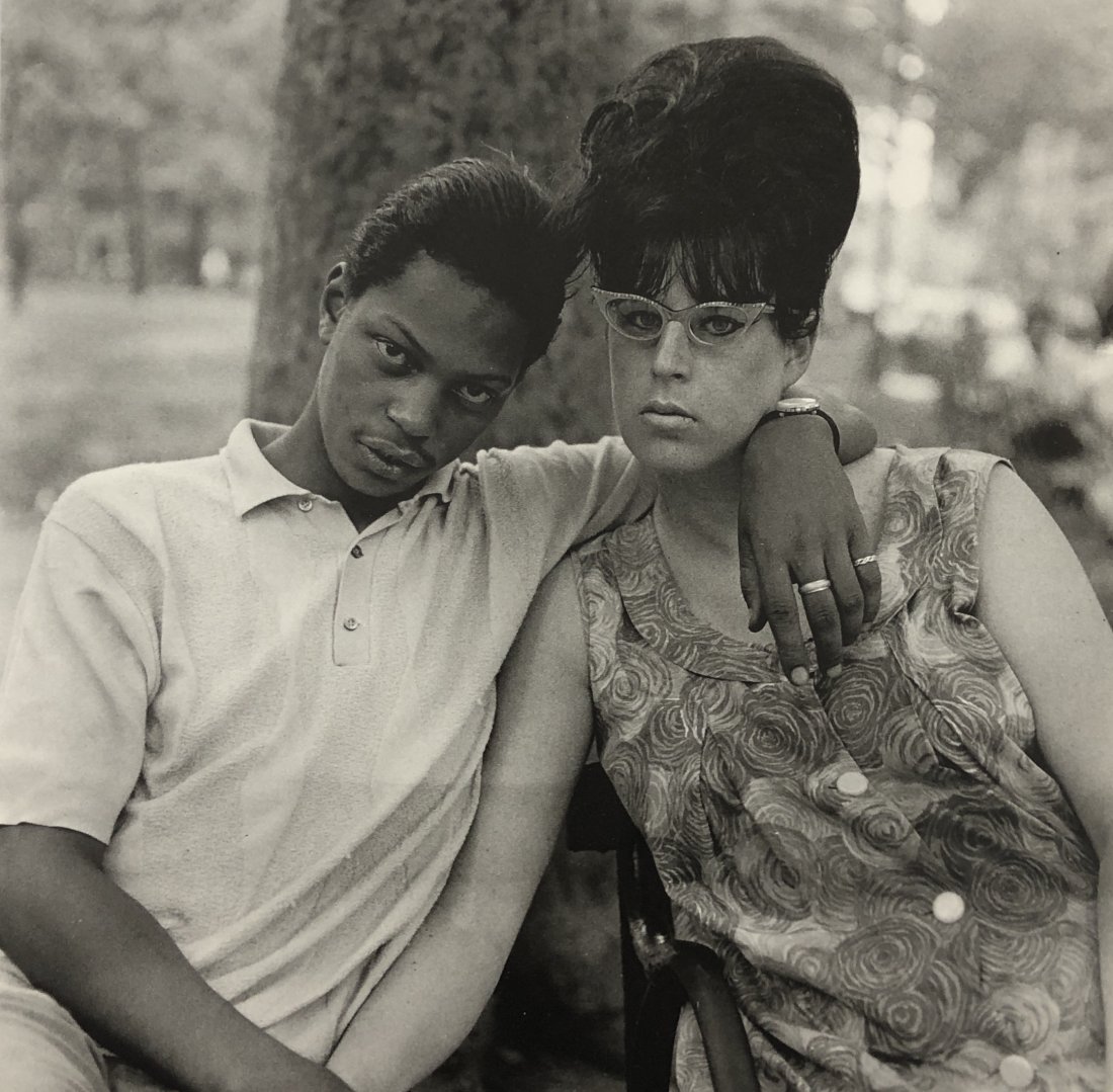 Diane Arbus - Young Man & Pregnant Wife, NYC: DIANE ARBUS (1923-1971) Young Man & Pregnant Wife, NYC Sheet-fed gravure 7" x 7"
