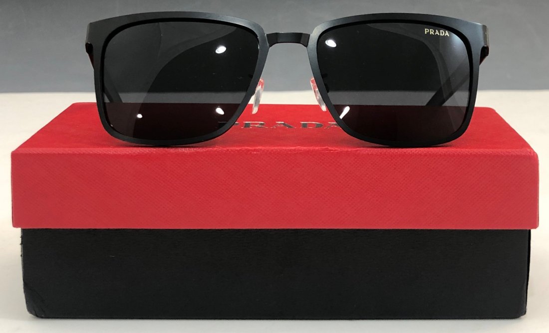 Prada Unisex Sunglasses: PRADA (ITALIAN) Sunglasses issued by Prada with case