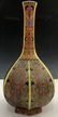 Chinese Turquoise Long Neck Floral Bird Vase (Sothebys)