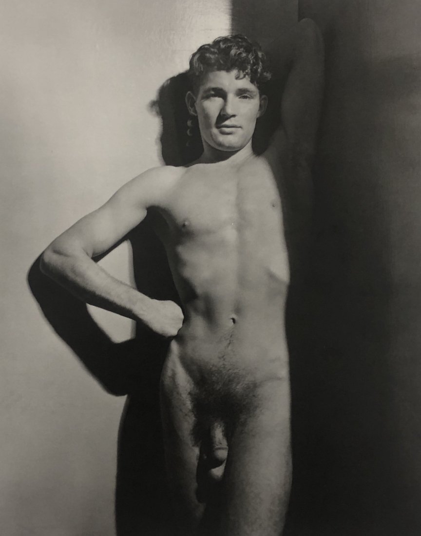 George Platt Lynes - Nude Male: GEORGE PLATT LYNES (1907-1955) Nude Male Duotone-Engraving 8 1/2" x 7"