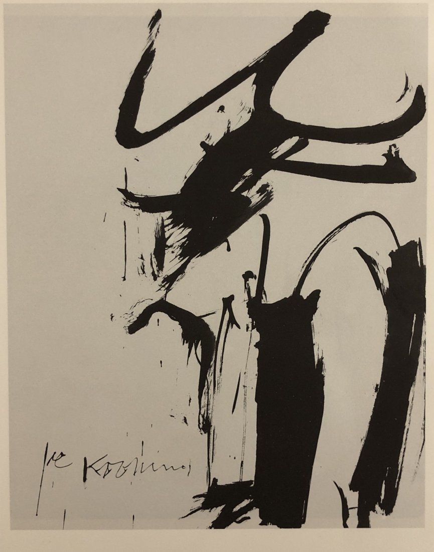 Willem de Kooning - Untitled, Lithograph c. 1960s: WILLEM DE KOONING (1904-1997) Untitled, 1960's Lithograph on Arches paper From a limited edition of 100 11" x 9"