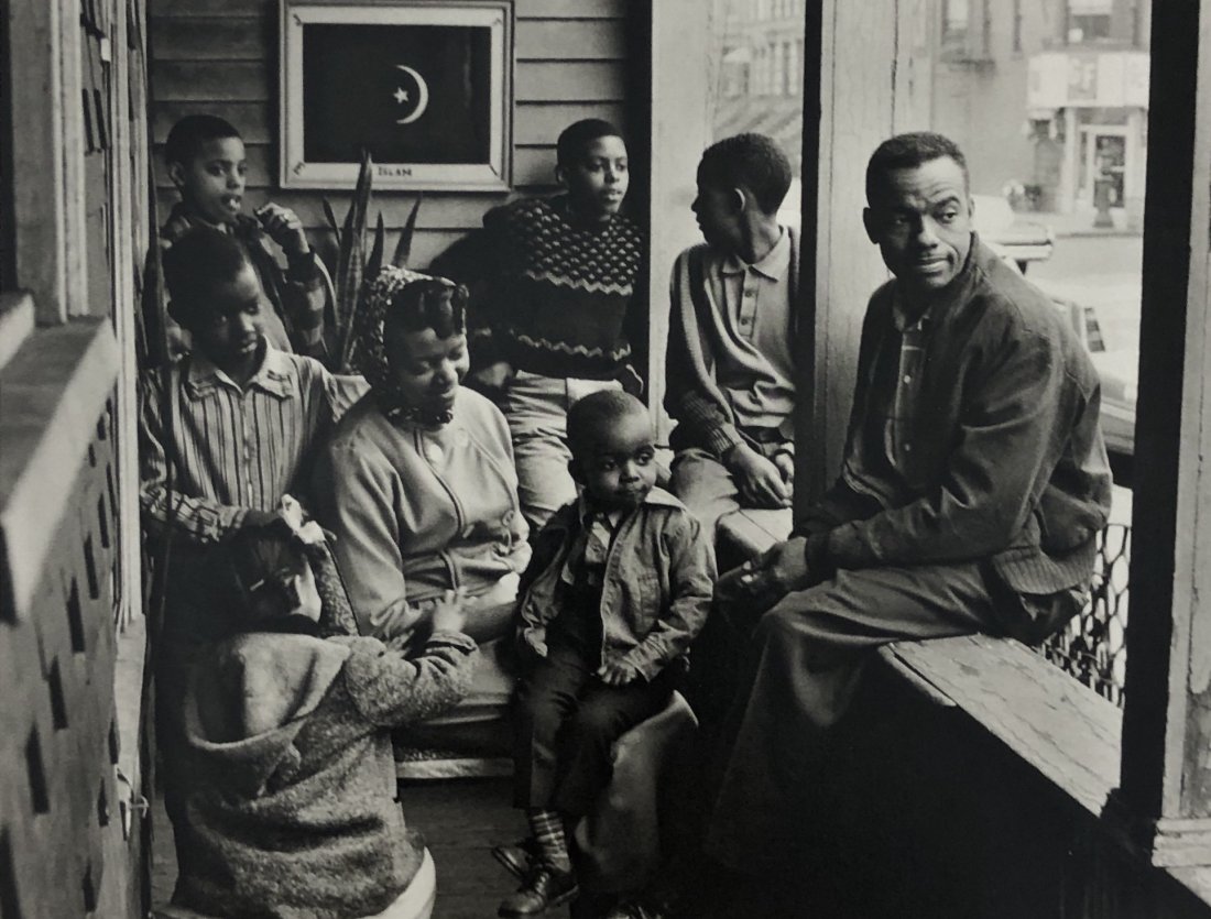 Gordon Parks - Jacob X & His Family, Brooklyn, NY, 1963: GORDON PARKS (1912-2006) Jacob X & His Family, Brooklyn, NY, 1963 Photo-litho 6" x 7 3/4"