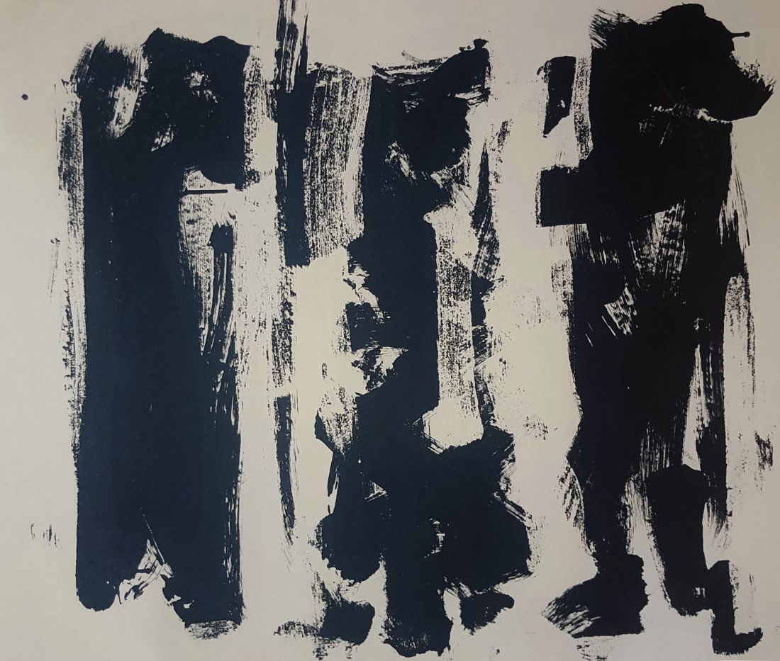 Joan Mitchell - Untitled: JOAN MITCHELL (1925-1992) Untitled Offset lithograph in colors 21" x 25"