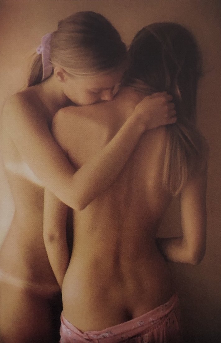 David Hamilton - Eva: DAVID HAMILTON (1933-2016) Eva's Kiss Photo-litho 5 1/2" x 3 3/4"