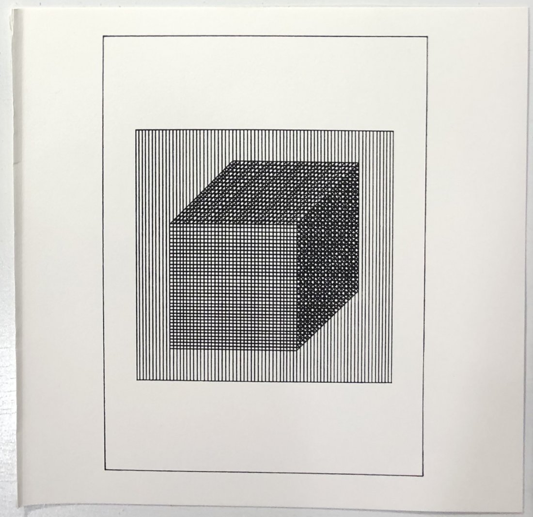 Sol Lewitt - Untitled, Geometric Figure, Silkscreen: SOL LEWITT (1928-2007) Untitled, Geometric Figure Silkscreen on paper 8" x 8"