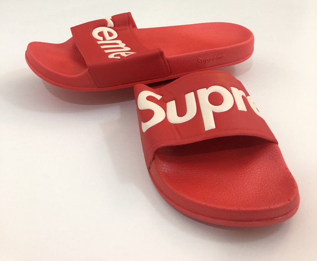 Supreme Red Sandals (Size 10): SUPREME Red sandals (size 10) issued by Supreme (brand new)