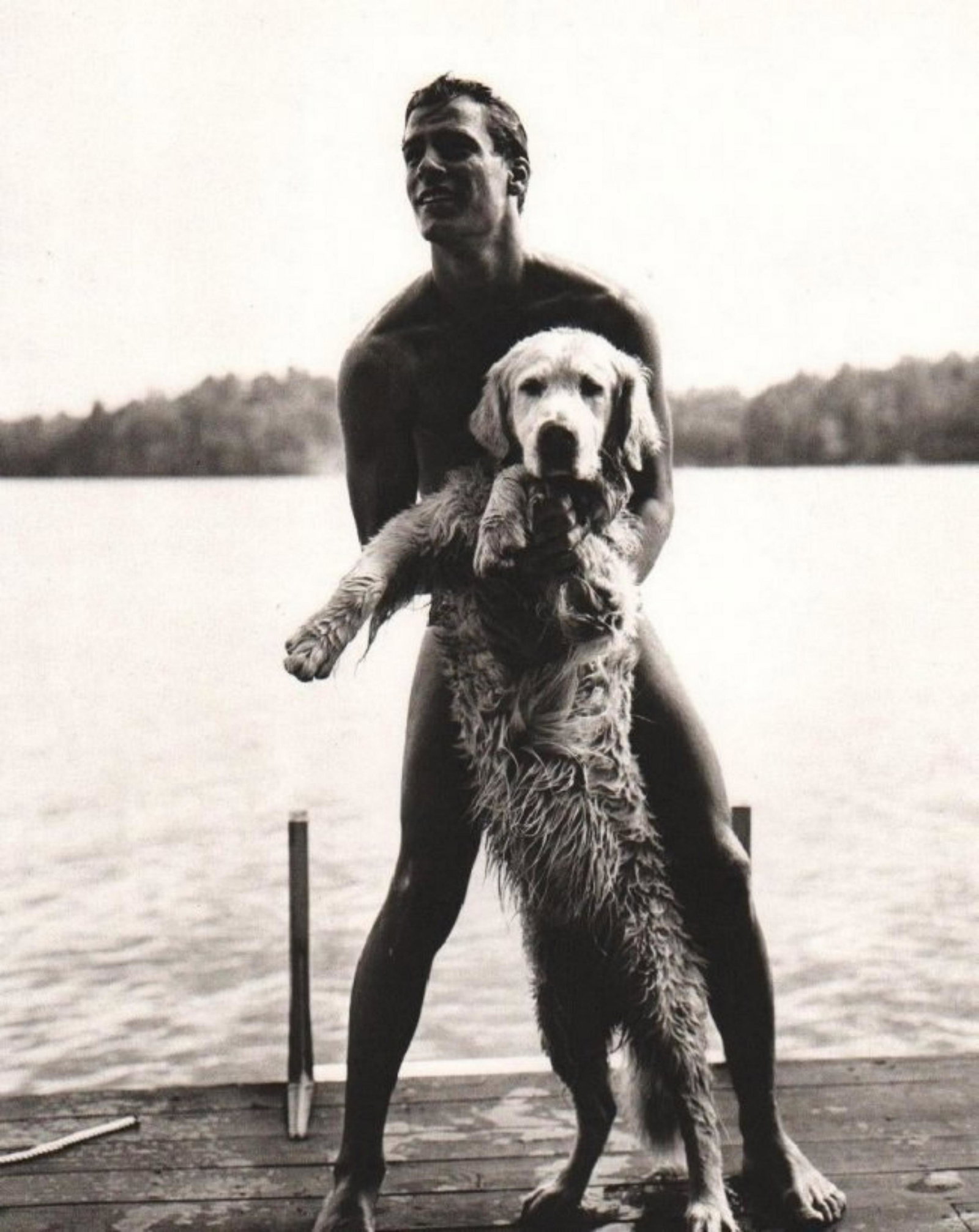 Bruce Weber - Ted Stevenson and Rowdy, NY: BRUCE WEBER (b. 1946) Ted Stevenson and Rowdy, NY Sheet-fed gravure c. 1989 Printed in Spain 11" x 8 3/4"