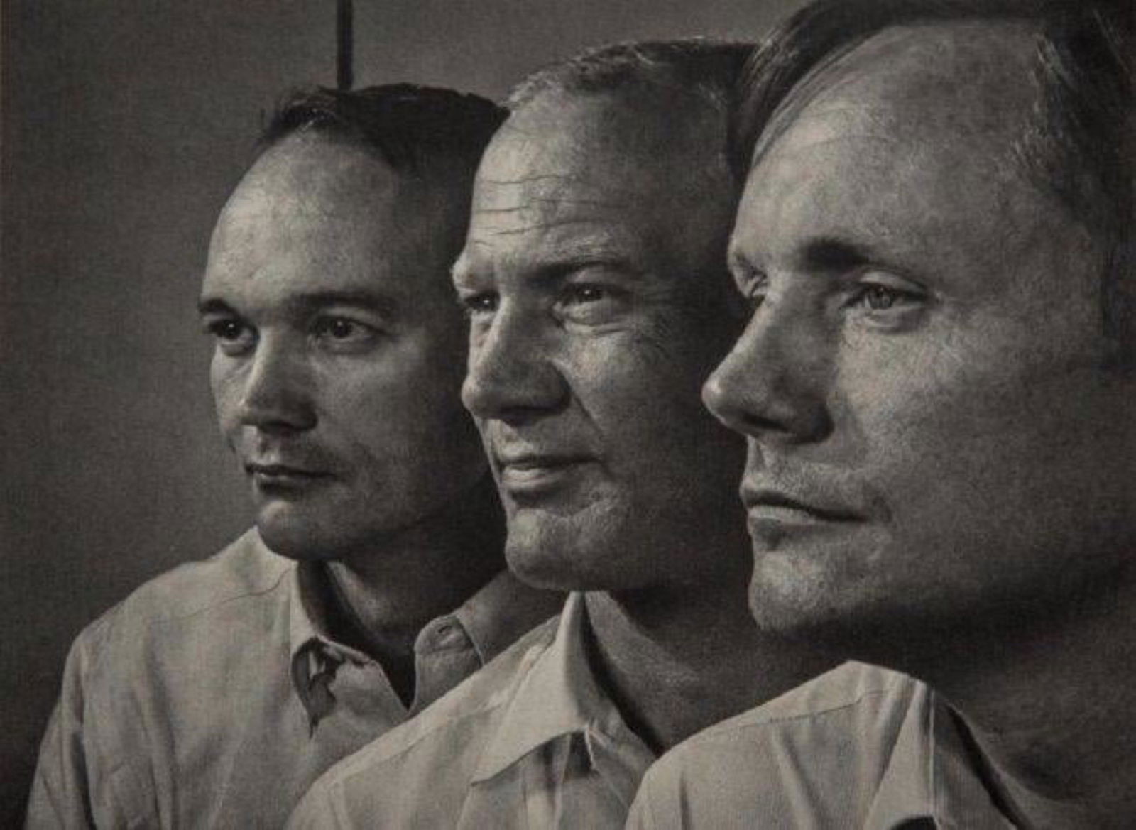 Yousuf Karsh - Apollo Xl Astronauts: YOUSUF KARSH (1908-2002) Apollo Xl Astronauts Sheet-fed Gravure, c. 1970's 11" x 9"