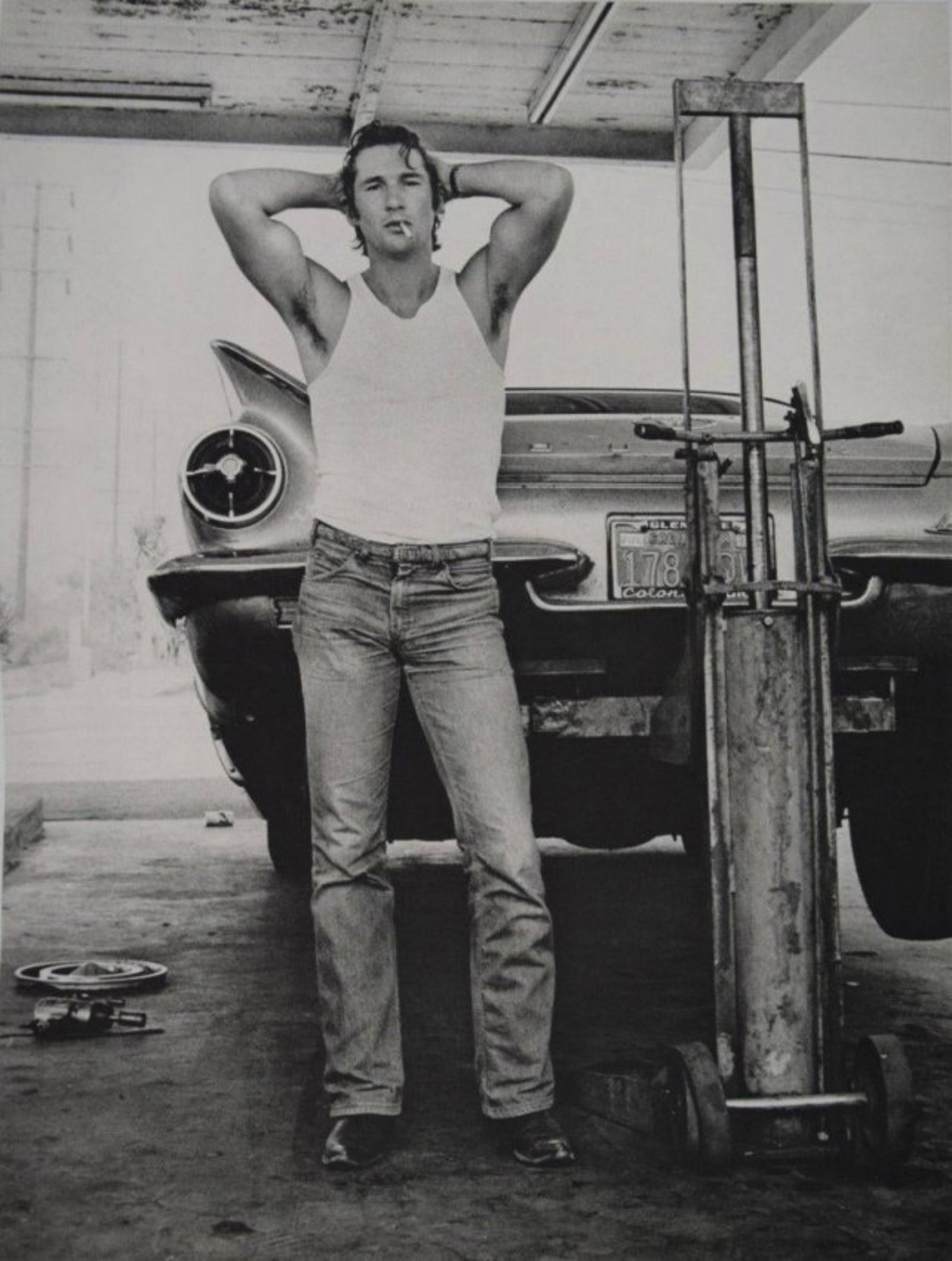 Herb Ritts - Richard Gere, San Bernadino, 1979: HERB RITTS (1952-2002) Richard Gere , San Bernadino , 1979 Sheet fed gravure c. 1988 Printed in Japan 14" x 11"